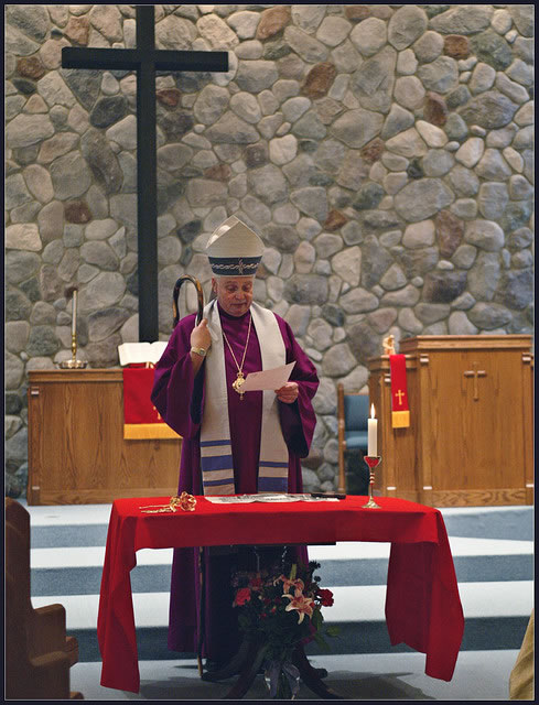 Skip at Faith United ordiantion